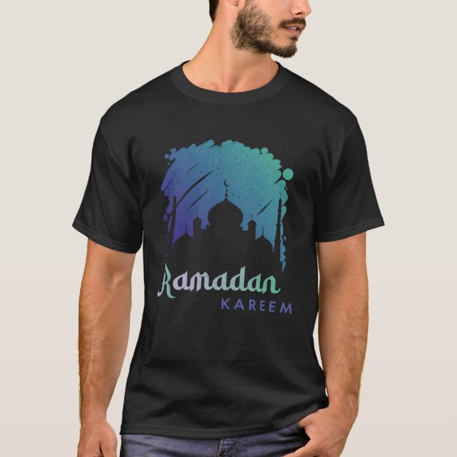 Ramadan Kareem Mubarak Muslim Muslim month of fast T Shirt (Framsida)
