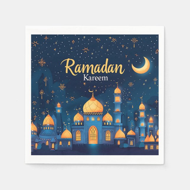 Ramadan Kareem Paper Napkin Pappersservett (Framsidan)