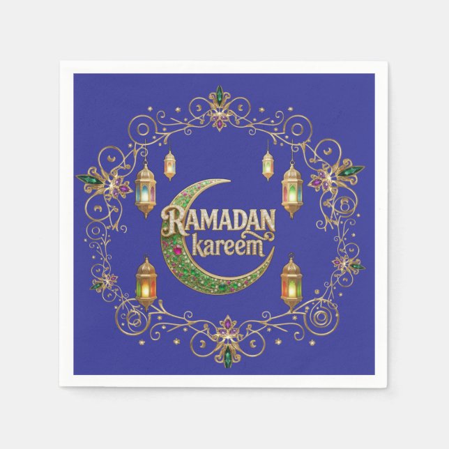 Ramadan Kareem Pappersservett (Framsidan)