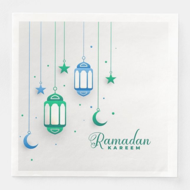 RAMADAN KAREEM PAPPERSSERVETT (Framsida)