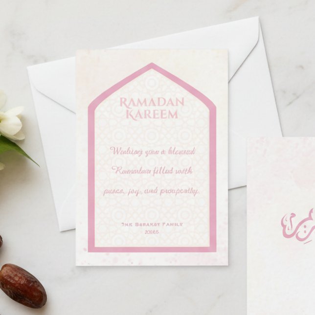Ramadan Kareem Personlig Grattiskort Anteckningskort (Skapare uppladdad)