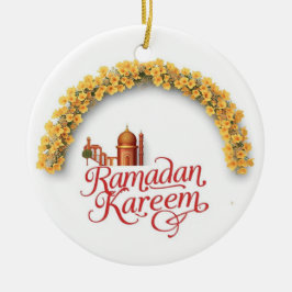 Ramadan Kareem Personlig heminredning prydnad Julgransprydnad Keramik