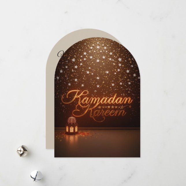 Ramadan Kareem Personlig Högtidskort Julkort (Fram/Back In Situ)
