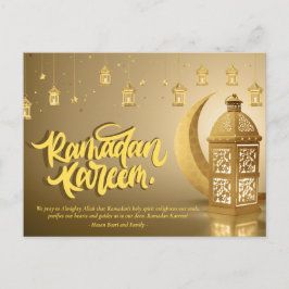 Ramadan Kareem Personlig Text Helg Vykort