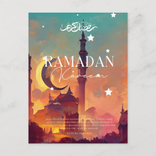 Ramadan Kareem-postkort Vykort