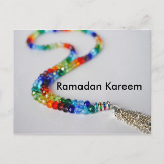 Ramadan Kareem Rainbow Postcard Vykort