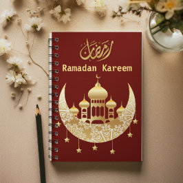 Ramadan Kareem Ramadan Mubarak Anteckningsbok
