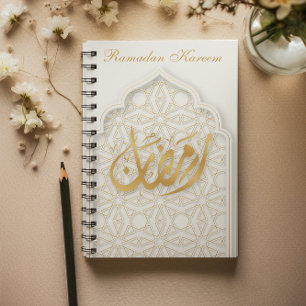Ramadan Kareem Ramadan Mubarak Anteckningsbok