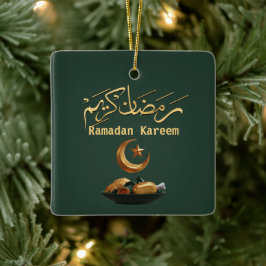 Ramadan Kareem Ramadan Mubarak Julgransprydnad Keramik