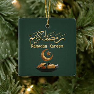 Ramadan Kareem Ramadan Mubarak Julgransprydnad Keramik