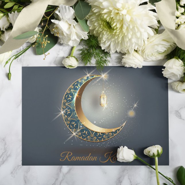 Ramadan Kareem Ramadan Mubarak Julkort (Skapare uppladdad)
