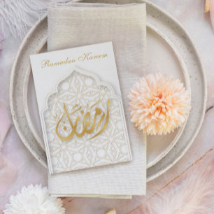 Ramadan Kareem Ramadan Mubarak vykort