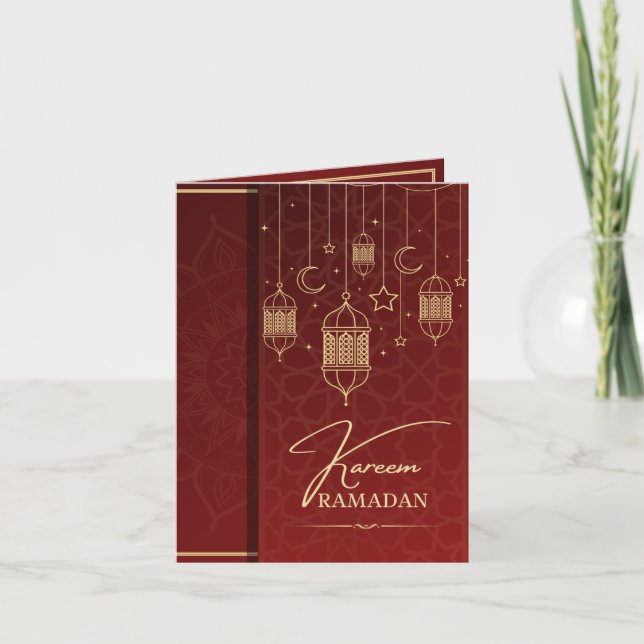 ramadan kareem ramadan önskemål helgkort (Framsida)