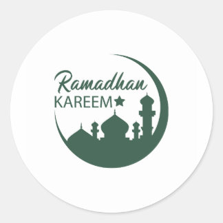Ramadan Kareem Runt Klistermärke