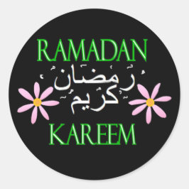 Ramadan Kareem Runt Klistermärke