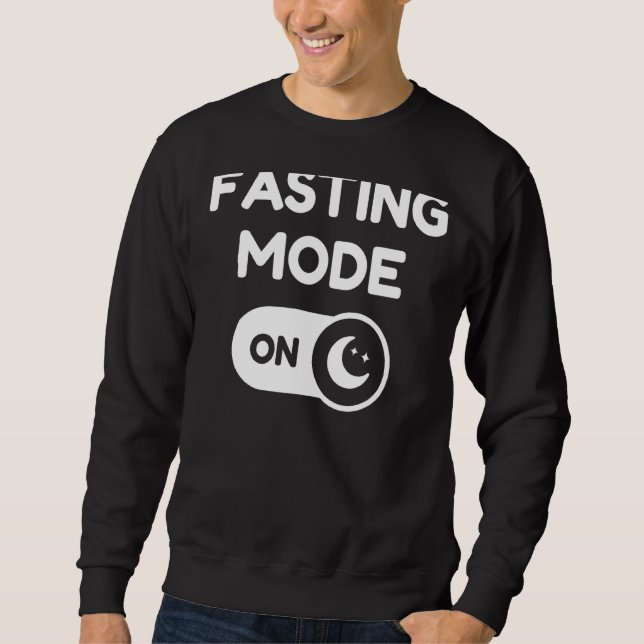 Ramadan Kareem säger fast Mode on Religion Lång Ärmad Tröja (Framsida)
