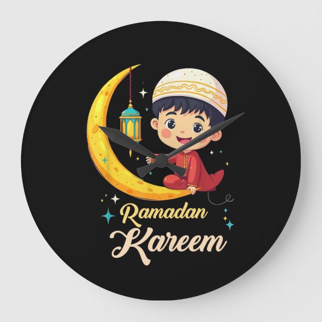 Ramadan Kareem Stor Klocka (Framsida)