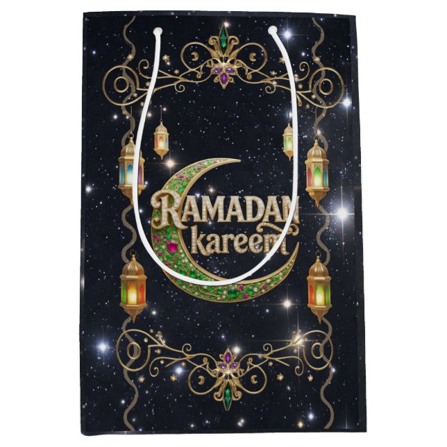 Ramadan Kareem strålande himmel (Framsidan)