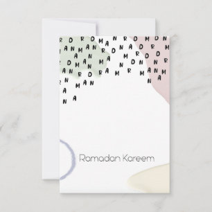 Ramadan Kareem! Tack Kort