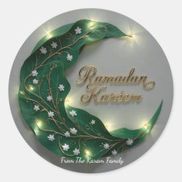 Ramadan Kareem tema present klistermärke för firan