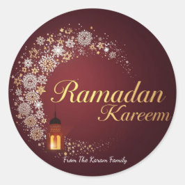 Ramadan Kareem-tema present Klistermärke för firan