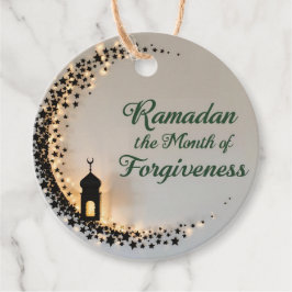 Ramadan Kareem tema presentetikett för firande Gåvor Etiketter