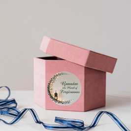 Ramadan Kareem theme gift sticker for celebration Runt Klistermärke