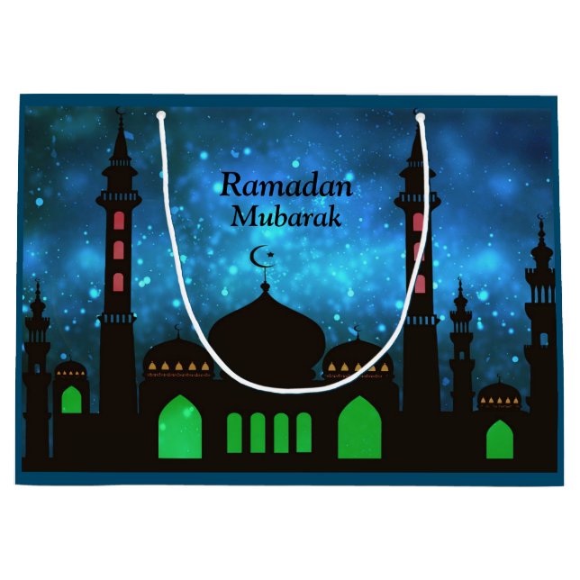 Ramadan Kareem Typography Islamic Crescent Text (Framsidan)