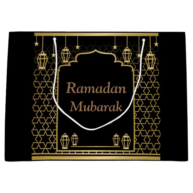 Ramadan Kareem Typography Islamic Crescent Text (Framsidan)