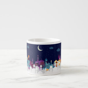 Ramadan Kareem Typography Islamic Crescent Text Espressomugg
