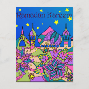 Ramadan Kareem vycard färglös Vykort