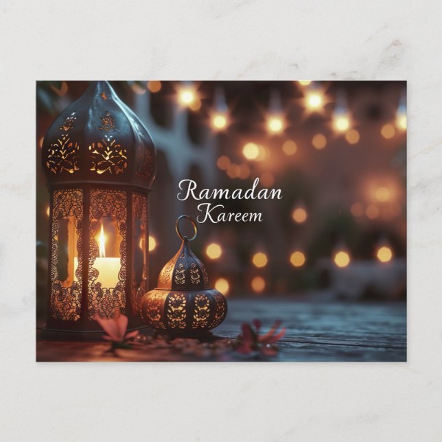 Ramadan Kareem vykort (Framsida)