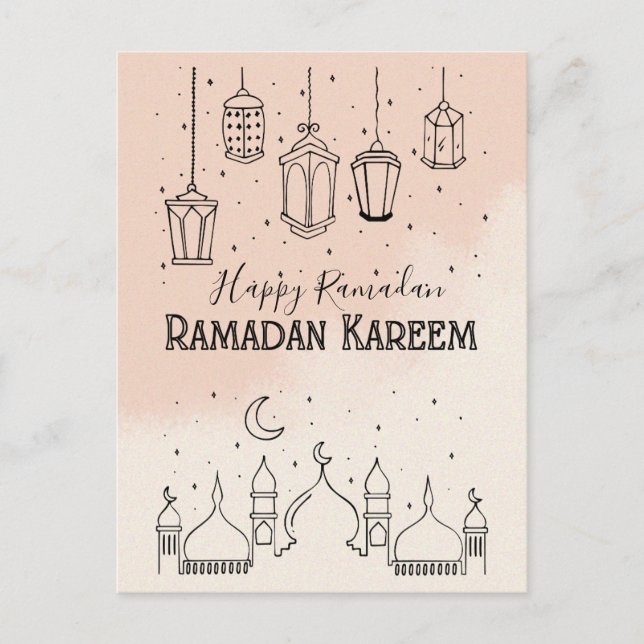Ramadan Kareem Vykort (Framsida)