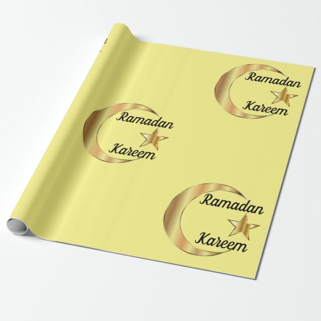 Ramadan Kareem Wrapping Papper Presentpapper (Utrullad)