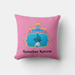 Ramadan Karemm på arabiska och Eid Mubarak Kudde