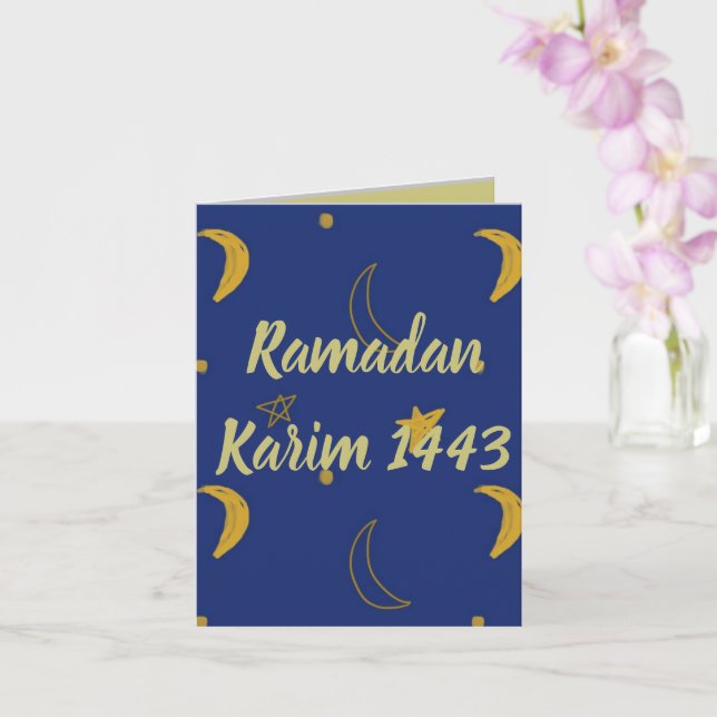 Ramadan Karim 1443 Kort (Orkide)