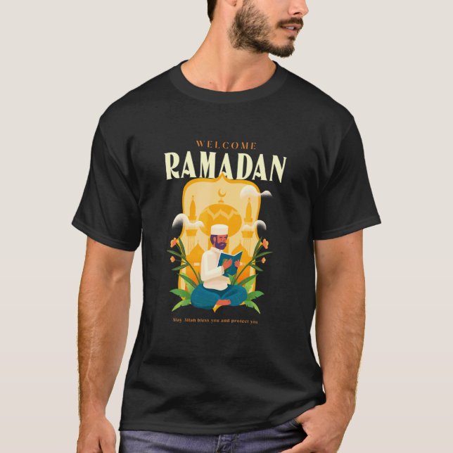 Ramadan Karim Quote Fasting Mode på Best Ramadan T Shirt (Framsida)