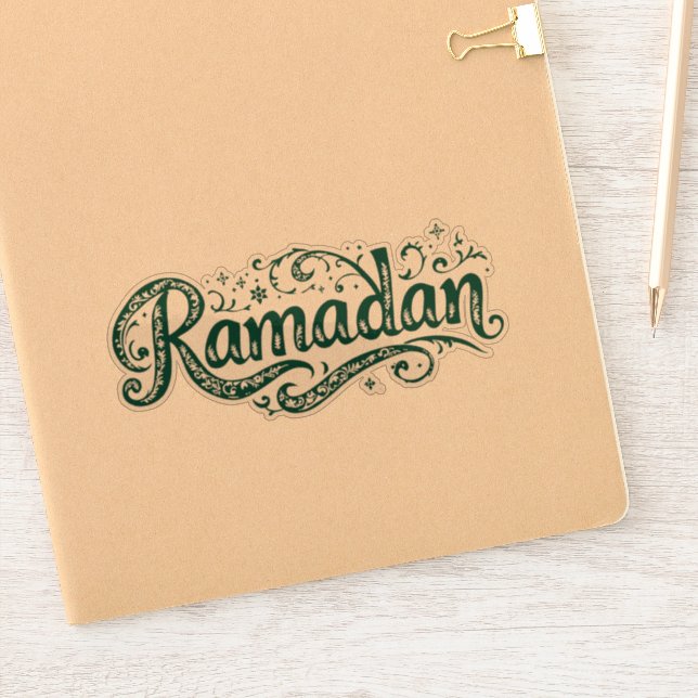 Ramadan Klistermärken (Anteckningsbok)