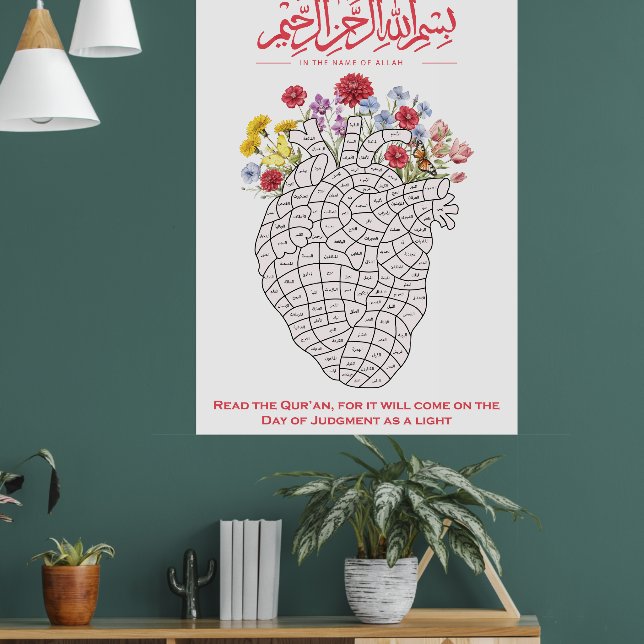 Ramadan Koran-utmaning utskrivbar/Färg som du memo Poster (Vardagsrum 1)