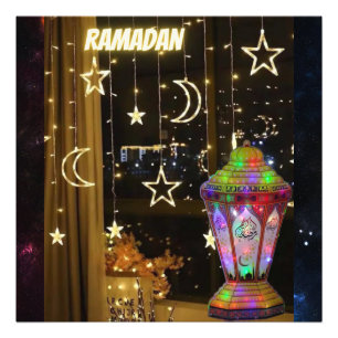 Ramadan lantern. fototryck