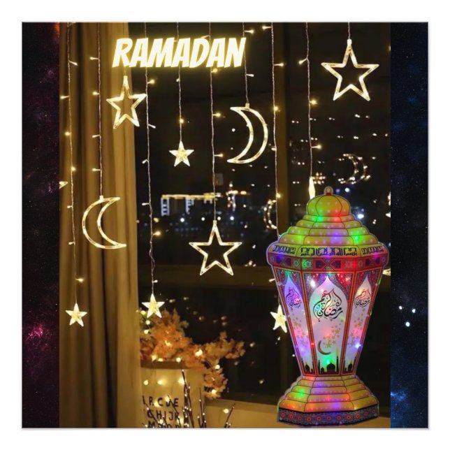Ramadan lantern. fototryck (Framsidan)