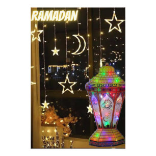 Ramadan lantern. fototryck