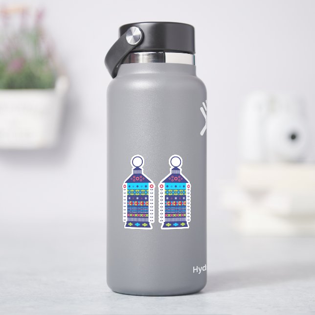 Ramadan Lantern Klistermärken (HydroFlask)