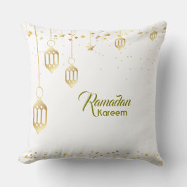 Ramadan Lanterns and Confetti Throw Pillow Kudde