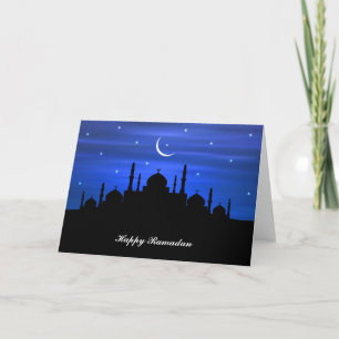 Ramadan Måne & Mosque Kort