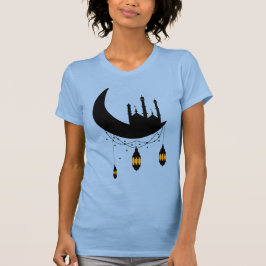 Ramadan Mosque Måne Lanternor T Shirt