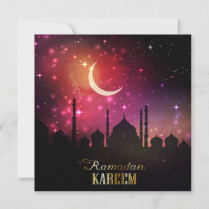 Ramadan Mosque Rosa Sunset