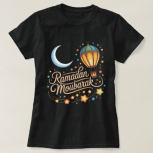 Ramadan Moubarak Barntröja Whimsical Varm Luft Bal T Shirt