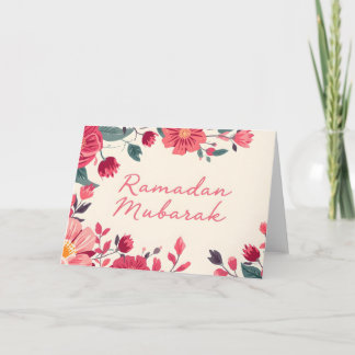 Ramadan Mubarak 2026 greeting card Tack Kort