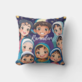 Ramadan Mubarak Anime Cushion Kudde